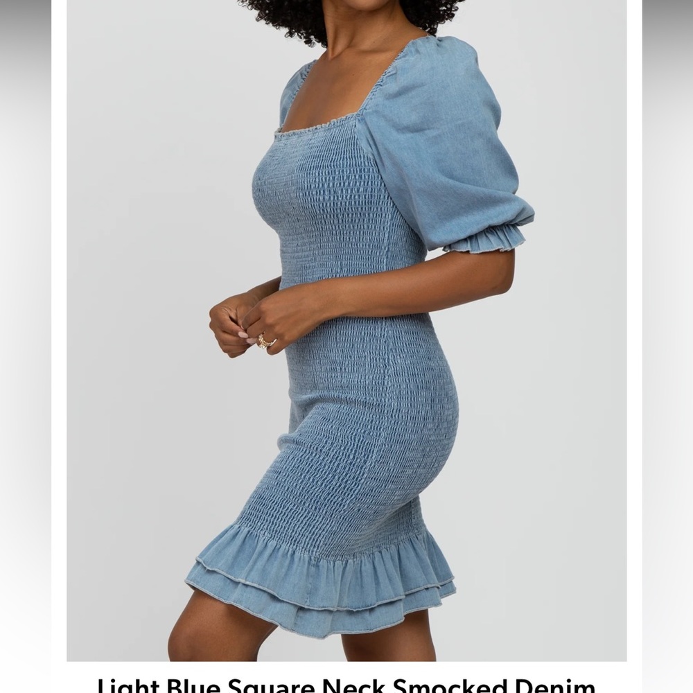 Denim dress